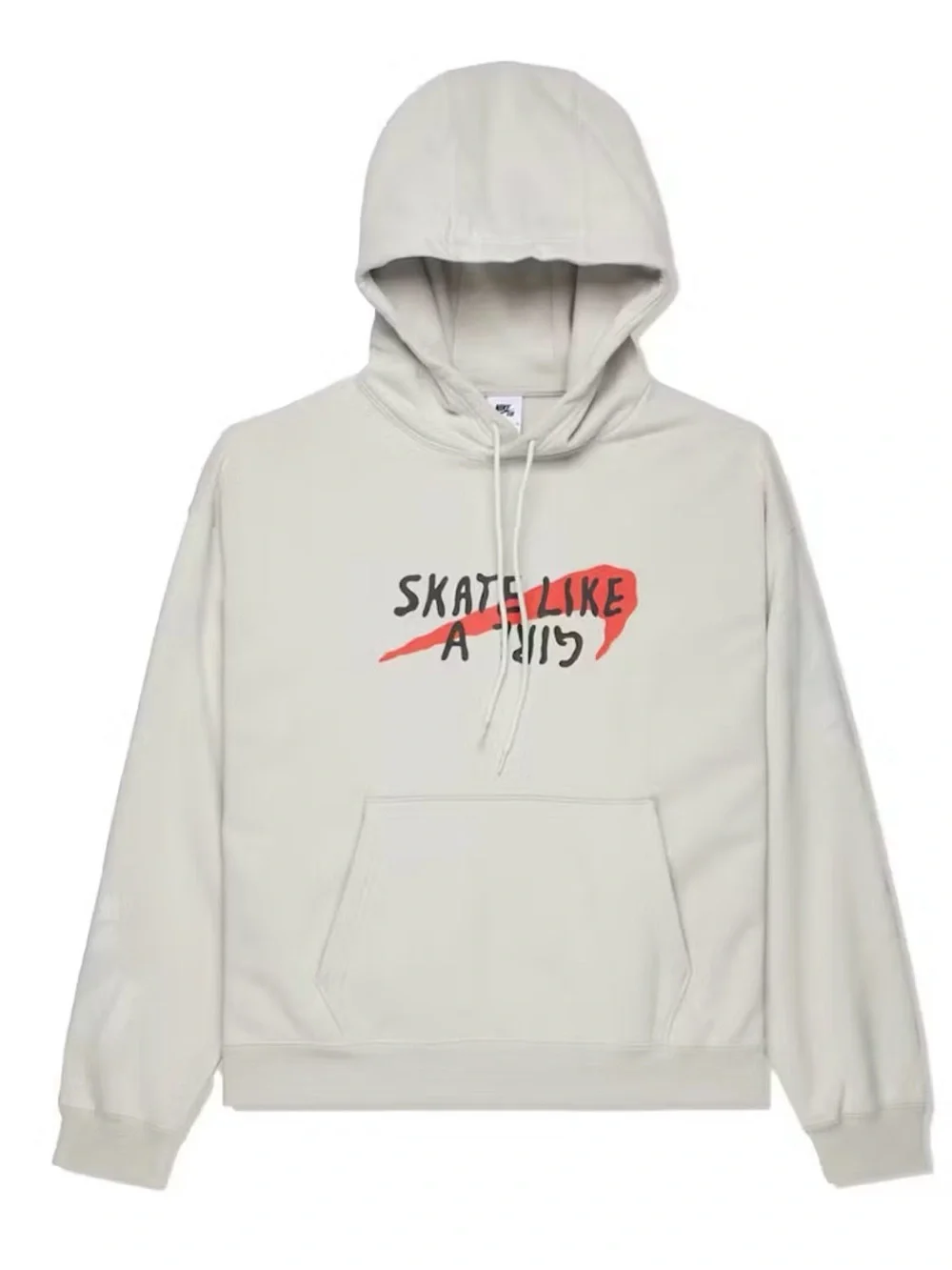 NWT Nike SB Skate Like A Girl Hoodie Pullover Swoosh Sweatshirt Mens Size XS